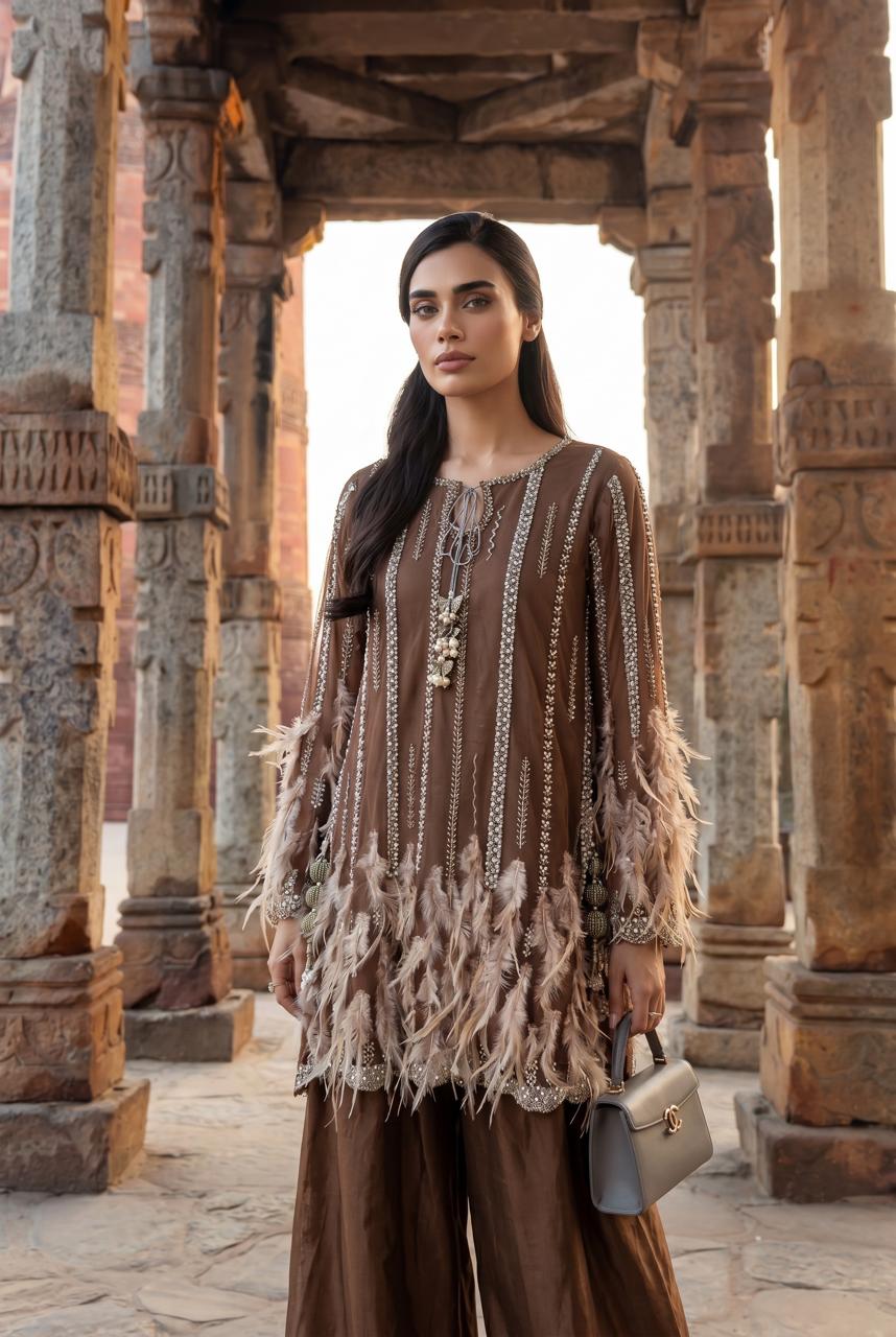 Mocha Feather Luxe