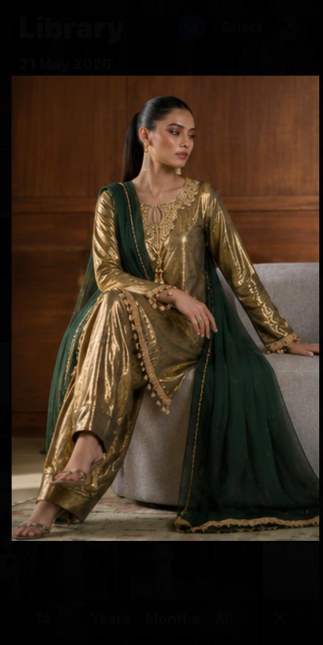 Olive Gold Regal Set